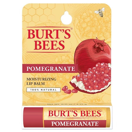 Burt's Bees Lip Balm Pomegranate Blister 0.15 Oz., PK48